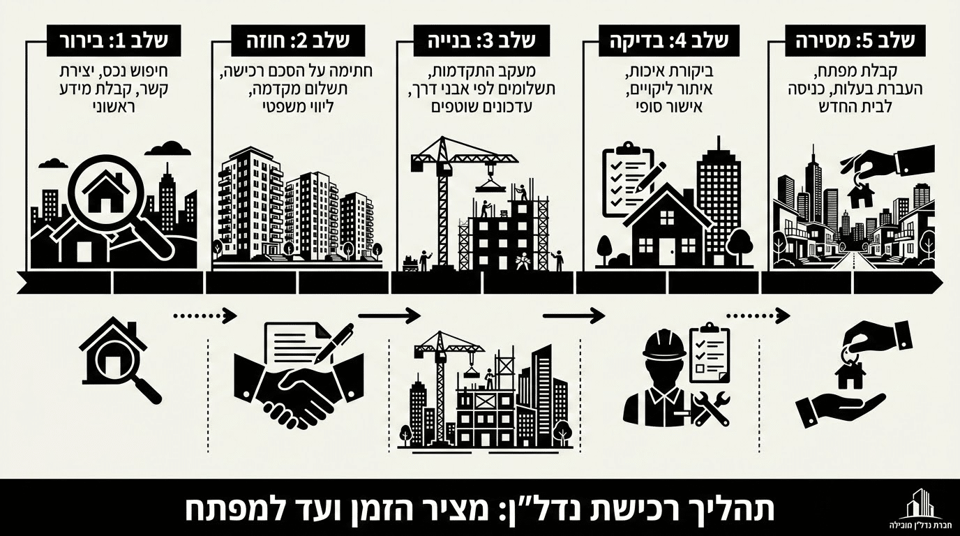 תהליך עבודה נכון מול יזם נדל