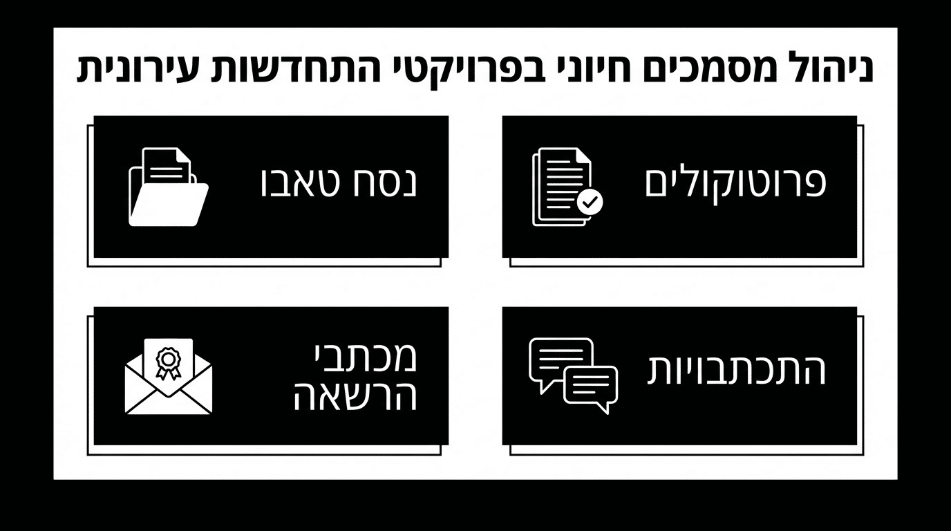 ניהול מסמכים לנציגות דיירים בפינוי בינוי