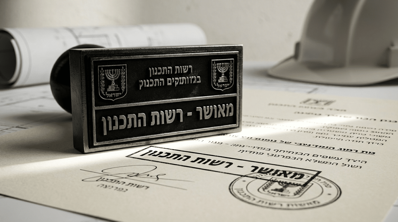 שלבי מתן תוקף לתכנית פינוי בינוי והליך האישור הסופי
